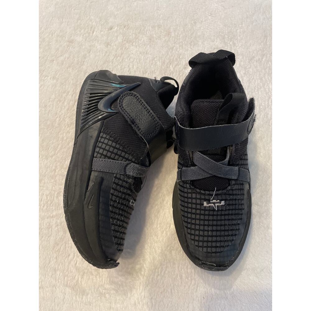 NIKE LeBron Witness 7 'Black Anthracite' DQ8647-004 Basketball Shoes Kids 12.5C - Picture 2 of 11